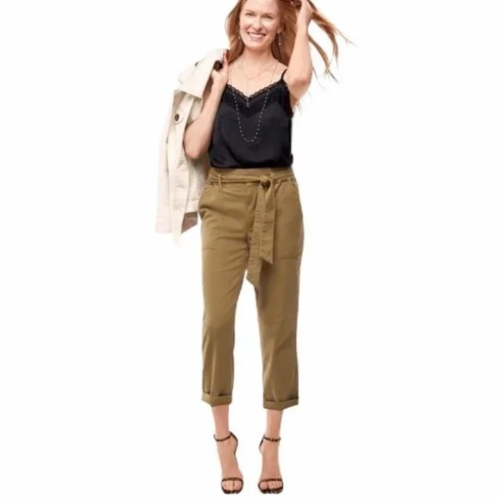 Cabi Discovery Paperbag Trouser in Cumin.
